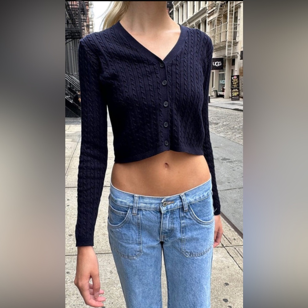 Brandy Melville Navy Cardigan